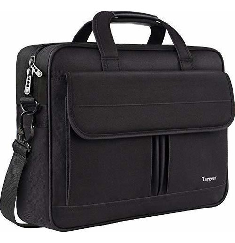 Bolsa Para Computadora Portatil De 15.6 Pulgadas, Maletin De Color Negro