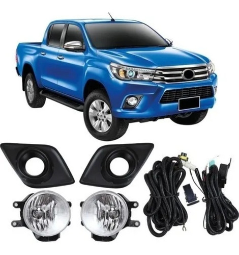 Faros Antiniebla Toyota Hilux Revo 2015 2018 Kit Completo!