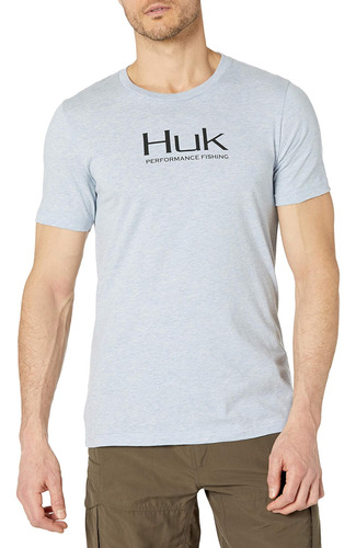 Huk Playera De Manga Corta Con Logo De Pesca De Alto Rendim