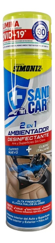 Ambientador Desinfectante 400ml Spray Elimina Olores Carro