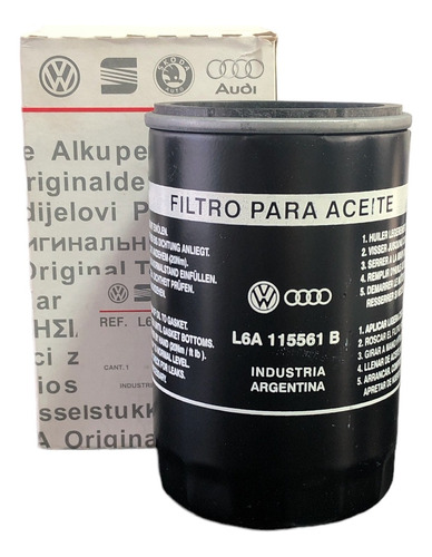 Filtro Aceite Volkswagen Original Bora 1.8 Nafta