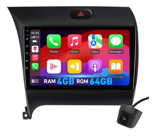 Estéreo 4+64g Carplay Para Kia/k3/cerato Forte 2013-2018 Gps