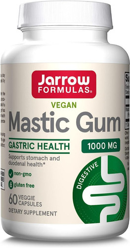 Mastic Gum 1000 Mg Salud Estomacal Duodenal Y Bucal 60 Cap