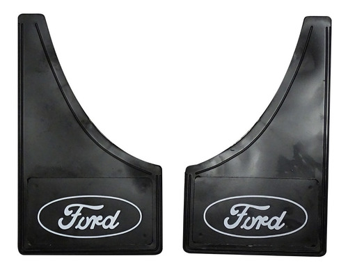 Juego Barreros Baberos Universales Ford Con Logo X 2 Goma