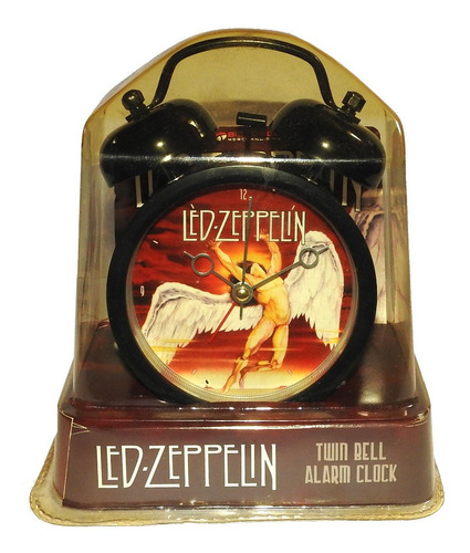 Led Zeppelin Reloj Despertador Twin Bell Coleccionable