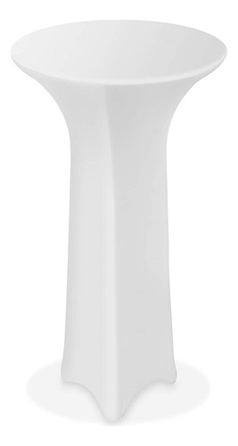 Mantel Redondo Para Mesa De Cóctel Elástico De Spandex