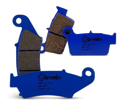 Set Pastilla Freno Delantera Trasera Yamaha Wr 450 Brembo