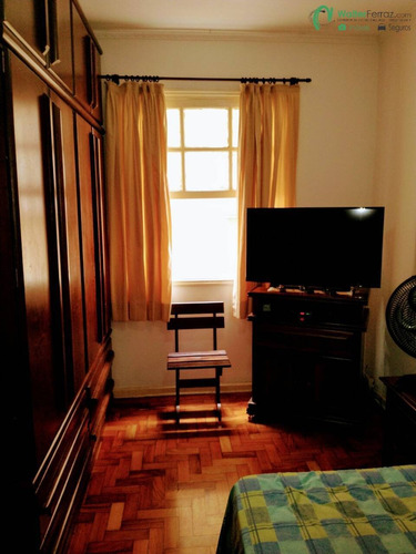 Imagem 3 de 12 de No Bairro Da Vila Mathias Em Santos - Apartamento 2 Dormitórios - 2549