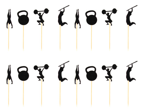 Mesa De Postres Con Temática De Gimnasio, 48 Unidades