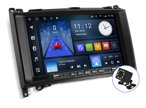 Estéreo Carplay Para Mercedes Benz B200 2005-2009 Gps Wifi