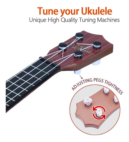 Jinruche Kids Toy Ukulele Guitarra - Ukulele Para Principian