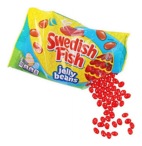 Caramelos Americanos Swedish Fish Jelly Beans Pascua 369g