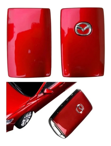 Carcasa De Llave Mazda Cx-3 2021 Y 2022 Color Roja