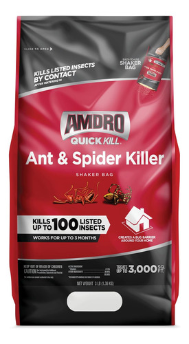 Amdro Kills Ants & Spiders Granules Shaker Bag 3lb