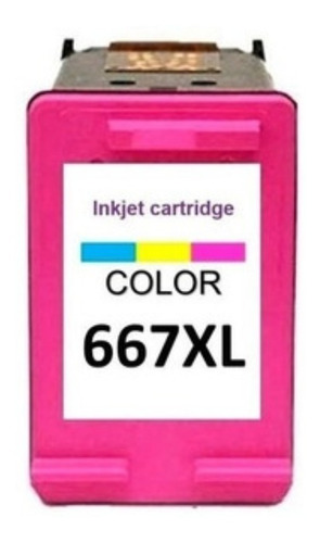 Tinta Compatible Con Hp 667xl , Deskjet 6000 , 6400 , 2300