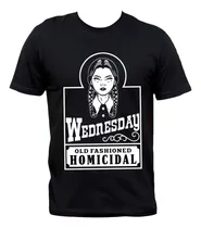 Comprar Remera Merlina Addams Wednesday Old Fashioned Homicidal