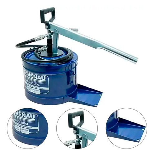 Bomba Manual Para Graxa 4kg Bmg4 Bovenau