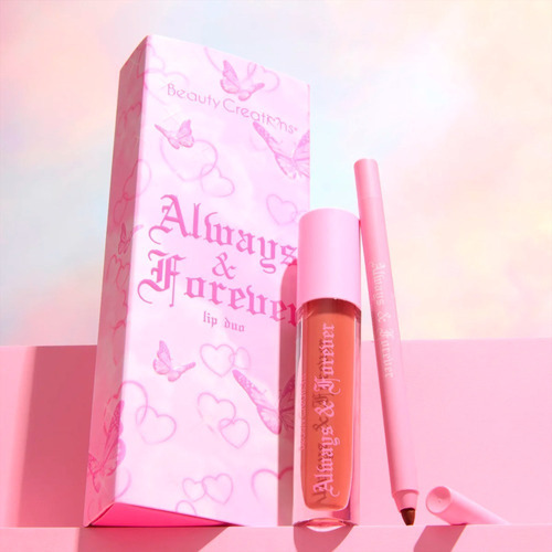 Lip Duo Lápiz Delineador Y Gloss Bebella Duo Labial Color Always & Forever
