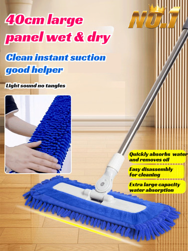 Floor Mop Dry Mop Fearless Low Gaps, Amplia Gama De Limpieza