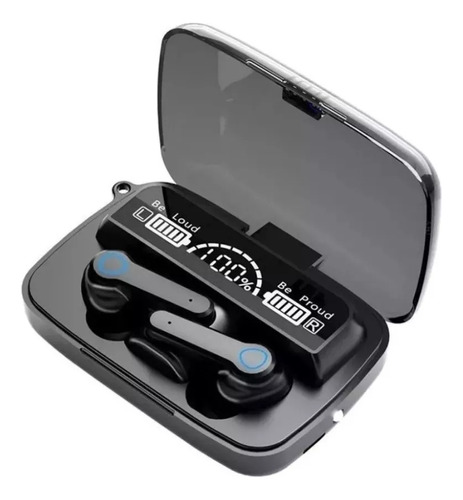 Audífonos Inalámbrico Bluetooth M19 Con Linterna Y Powerbank