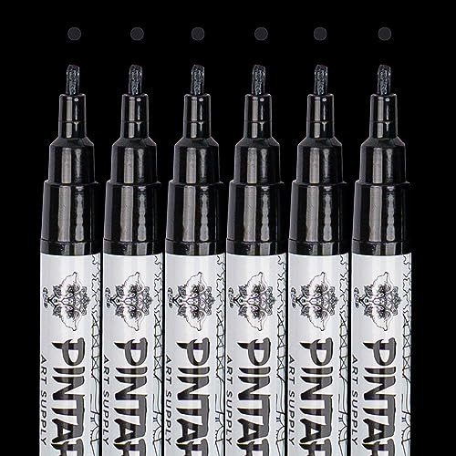 Black Acrylic Paint Markers Black Paint Pen As Guestboo...