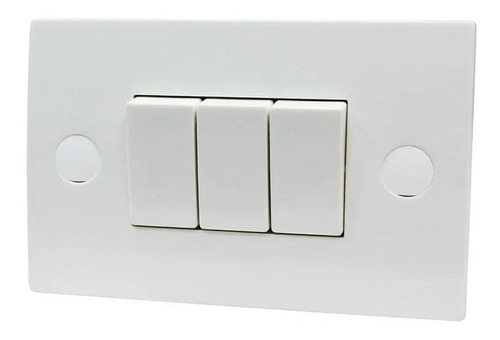 Interruptor Triple Vimar 1p 10x Blanco. Int-03