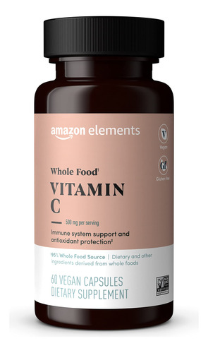 Suplemento Amazon Elements De Vitamina C Para Alimentos Inte