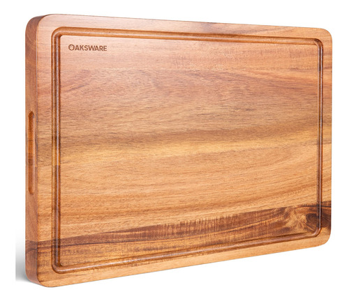 Oaksware Tabla De Cortar De Madera De Acacia Extra Grande De