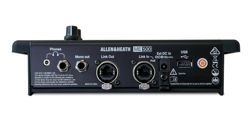 Imagen 4 de 4 de Mixer De Mezcla Para Monitoreo Personal Allen & Heath Me-500