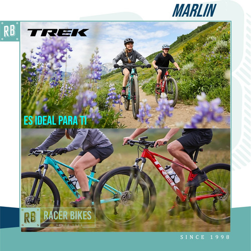 Imagen 4 de 9 de Bicicleta Mtb Trek 29 Marlin 8 Monoplato Disco
