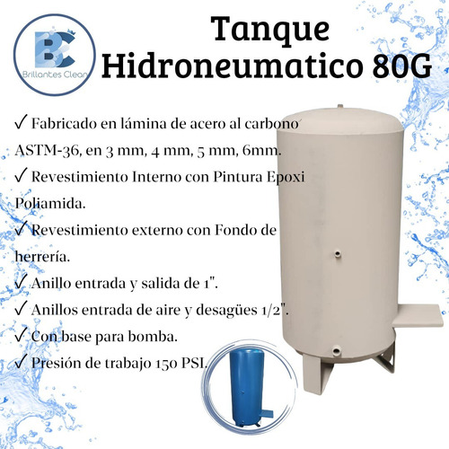 Tanque Metalico Para Hidroneumatico 