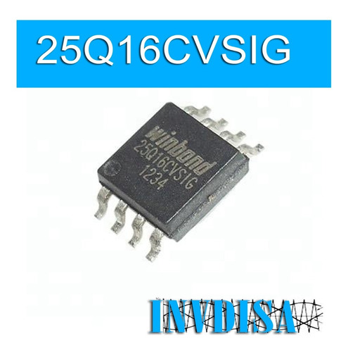 Winbond W25q16 25q16cvsig Sop8 25q16cv - Programada