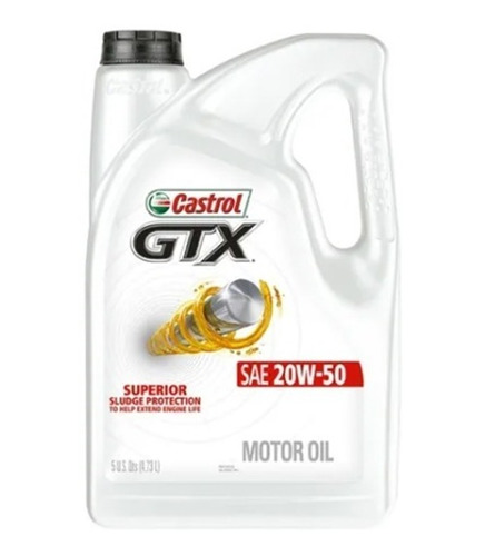 Aceite Castrol 20w50 Multigrado Gtx Garrafa 4.73l Full