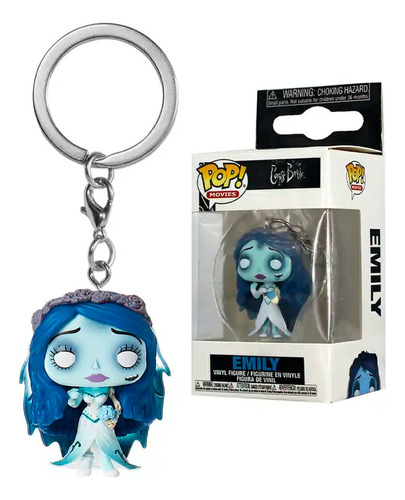 Llavero Funko Pop Emily El Cadaver De La Novia Navidad Jack