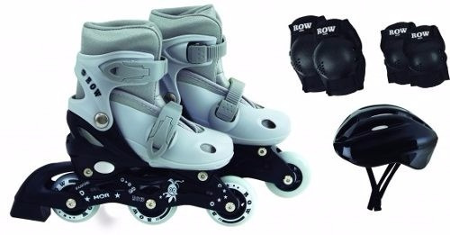 Kit Roller Infantil Capacete Joelheira Cotoveleira 34 37mor