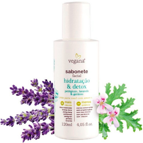 Sabonete Facial Hidratação E Detox Vegana Wnf - 120ml Tipo de pele Todo tipo de pele