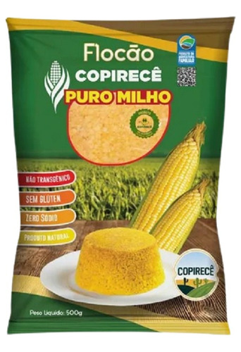 Kit 6x: Flocão De Milho Natural Copirecê 500g