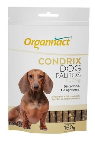 Condrix Dog Palitos 600mg Sachê 160gr - Organnact