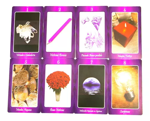 Tarot Rosa Caveira Baralho 36 Cartas + grátis Banho Cigano Nf em