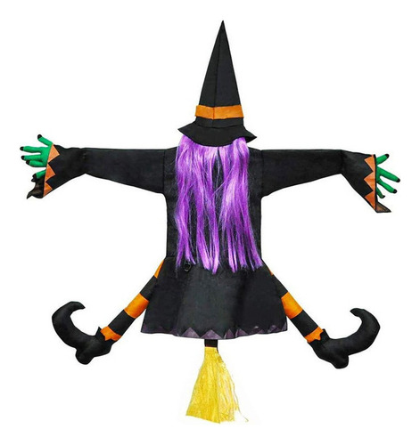 Muñeca De Bruja Para Decoración De Halloween