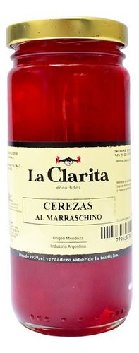 Cereza Al Marrasquino X330g- La Clarita