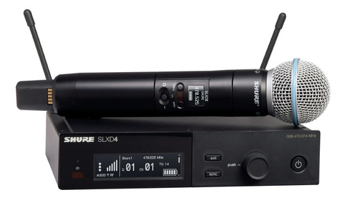 Sistema Inalambrico Shure Slxd 24b58 Con Mic Dinamico Beta58