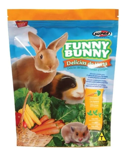 Ração Coelho Funny Bunny Delicia Da Fazenda Supra 1,8kg Full