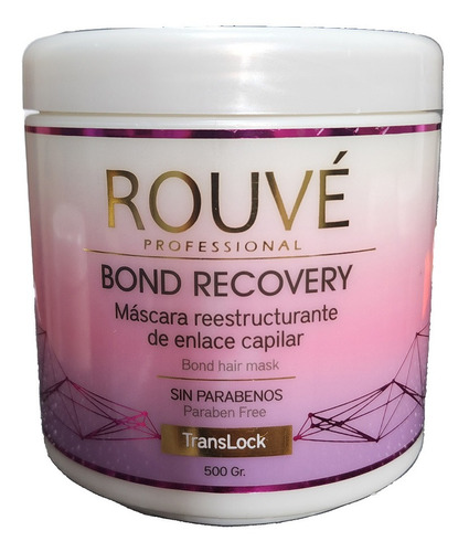 Rouve Mascara Capilar Bond Recovery Formato Grande 500 Gr