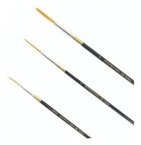 Comprar Kit Set 3 Pinceles Liner Pelo Sintetico S138 Acrilico Oleo