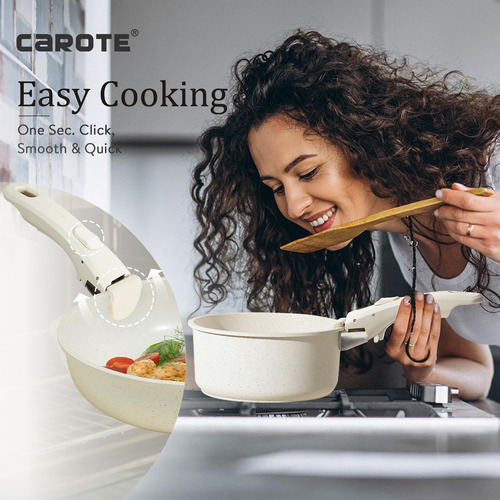 Juego De Utensilios De Cocina Carote, 17 Piezas, Antiadheren