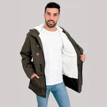 Comprar Customs Ba Camperas Hombre Parka Con Piel Campera Invierno B