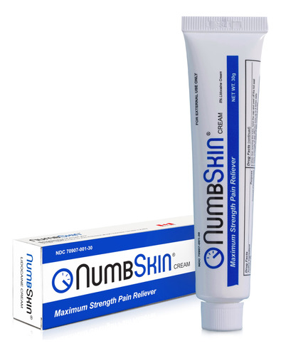 Numbskin Crema Anestesica Topica Al 5 % De Lidocaina, Maxima