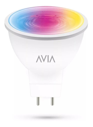 Foco Led Dicroico Gu5.3 Inteligente Avia Dimeable Smarthome Color de la luz Multicolor