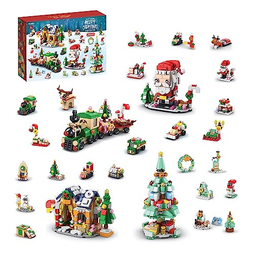 Bloques De Construcción De Navidad Niños, Calendario ...